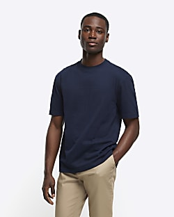 Navy regular fit t-shirt