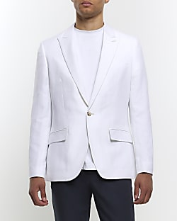 White suit with jacket shop