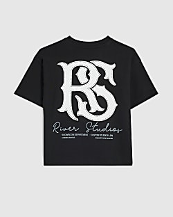 Mini Boys Black River Studios T-Shirt