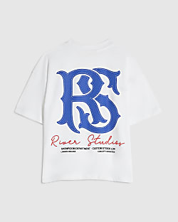 Mini Boys White River Studios T-Shirt