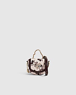 Girls Pink Cherry Mini Crossbody Bag