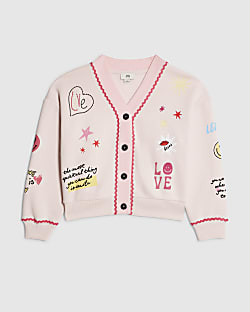 Girls Love Doodle Cardigan