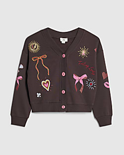 Girls Brow Icons Cardigan