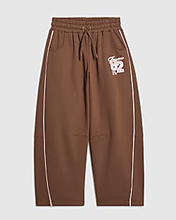 Girls Brown 82 Joggers