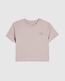 Girls Pink Soft Touch RI T-Shirt