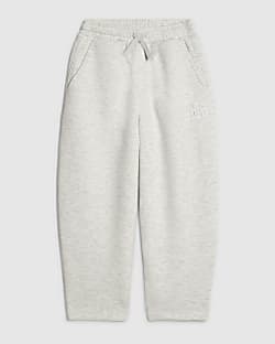 Boys Grey Premium Barrel Leg Joggers