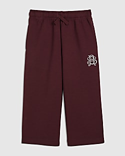 Mini Boys Red RI Wide Leg Joggers