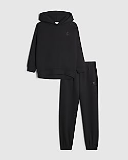 Boys Navy RR Hoodie And Joggers Set