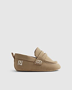 Baby Boy Beige Loafers