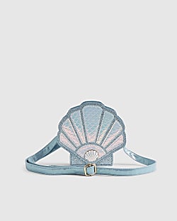 Blue Shell Cross Body Bag