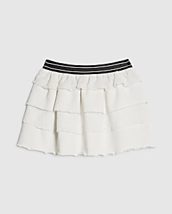 Girls White Rara Skirt