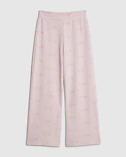 Girls Pink RI Heart Tracksuit Bottoms