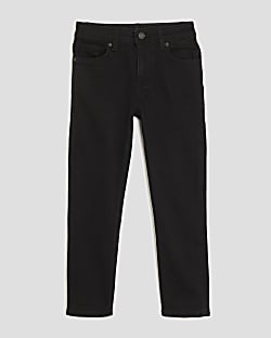 Boys black relaxed skinny jeans