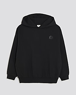 Boys Black RI Hoodie