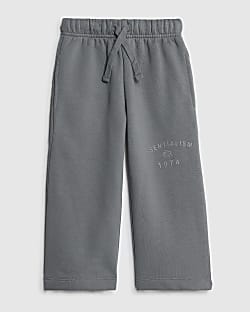 Mini Boys Blue Essentialism Wide Leg Joggers