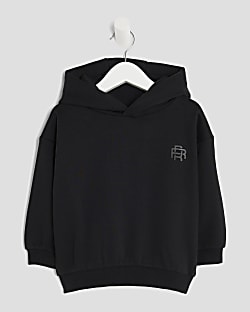 Mini Boys Black RI Hoodie