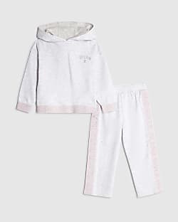 Mini Girls Grey RI Hoodie Set