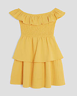 Girls Coral Bardot Rara Dress