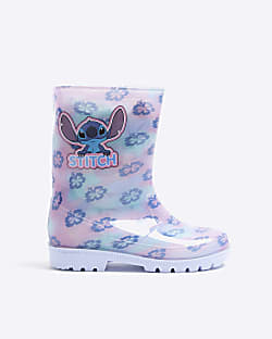 Blue Stitch Wellies