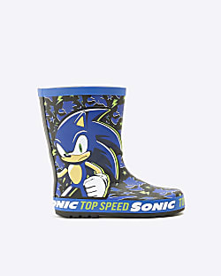 Blue Sonic Wellies