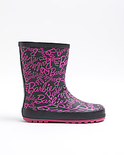 Pink Barbie Wellies