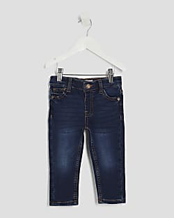 Mini Boys Blue Stretch Skinny Jeans
