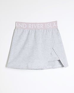 Girls Pink RI Waistband Skort