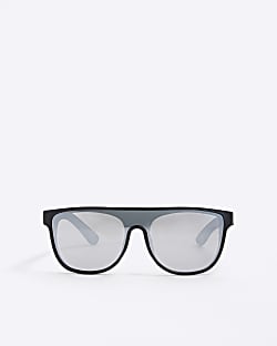 Mini Boys Black Mirror Visor Sunglasses
