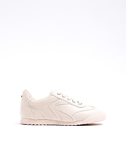 Girls Pink Thin Runner Trainers