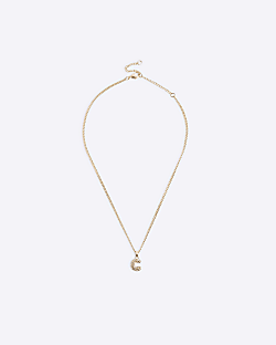 River island initial necklace on sale