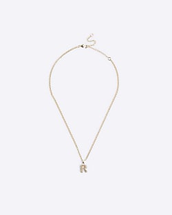 River island initial necklace on sale