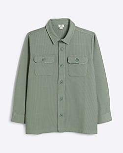 Boys green jersey shirt