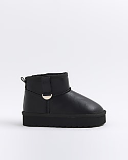 River island faux fur boots on sale