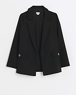 Blazer for girls black sales