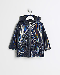 River island iridescent coat sale