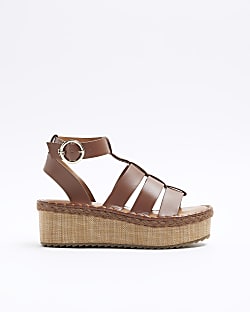 Bronze gladiator sandals on sale