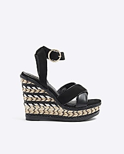 River island orange wedges discount
