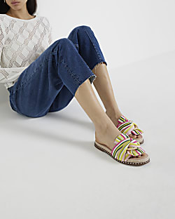 River island navy sandals sales
