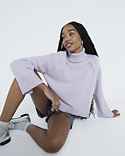 Cream Roll Neck Jumper River Island