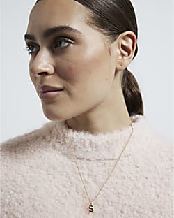 River island initial necklace on sale