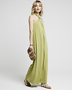 Black halter shift dress clearance