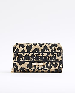 Leopard print watch river island top