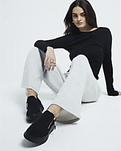 River island wedge trainers online