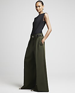Black Drape Ruched Tank Top