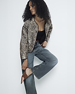 River island zebra blazer new arrivals