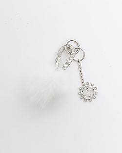 Pom pom keyring river island hotsell