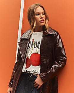 Cream Cherry California Graphic Sweatshirt
