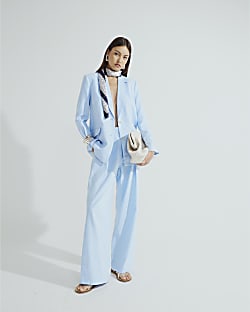 Blue Oversized Blazer