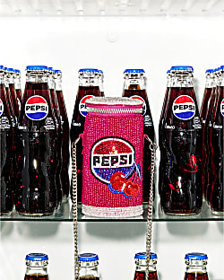 Red Premium Pepsi Cherry Can Shoulder Bag