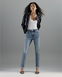 Blue Mom Sculpt Jeans